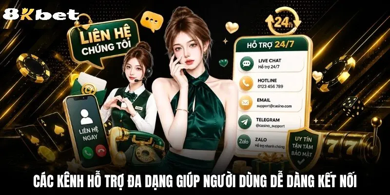 Tổng Hợp Các Kênh Liên Hệ 8kbet Phổ Biến Nhất